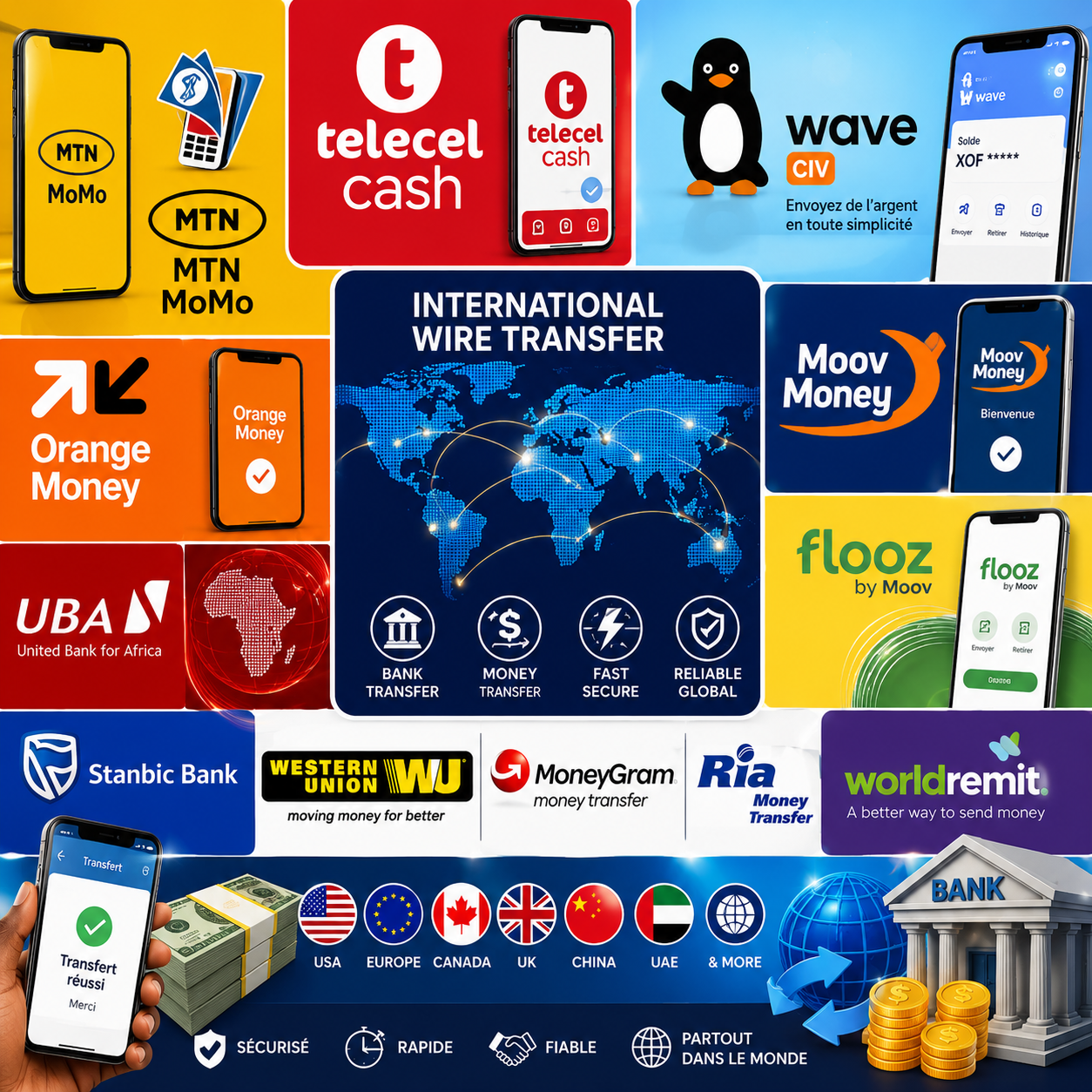 MTN, Telecel and international mobile money transfers